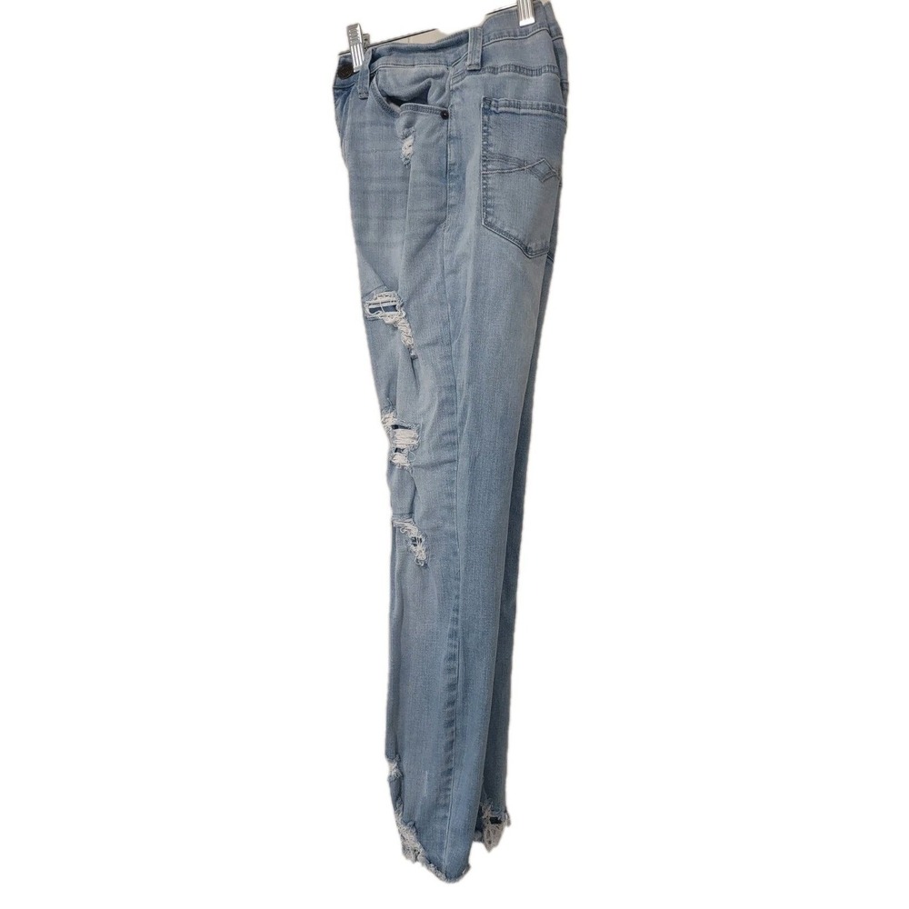 Mudd FLX Stretch Blue Jeans Women's Size 5 High Rise Jegging  Skinny  Distressed